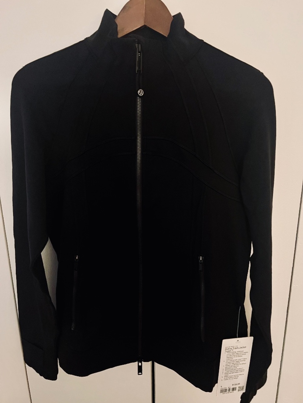 NWT Lululemon Define Track Jacket Black Size 8